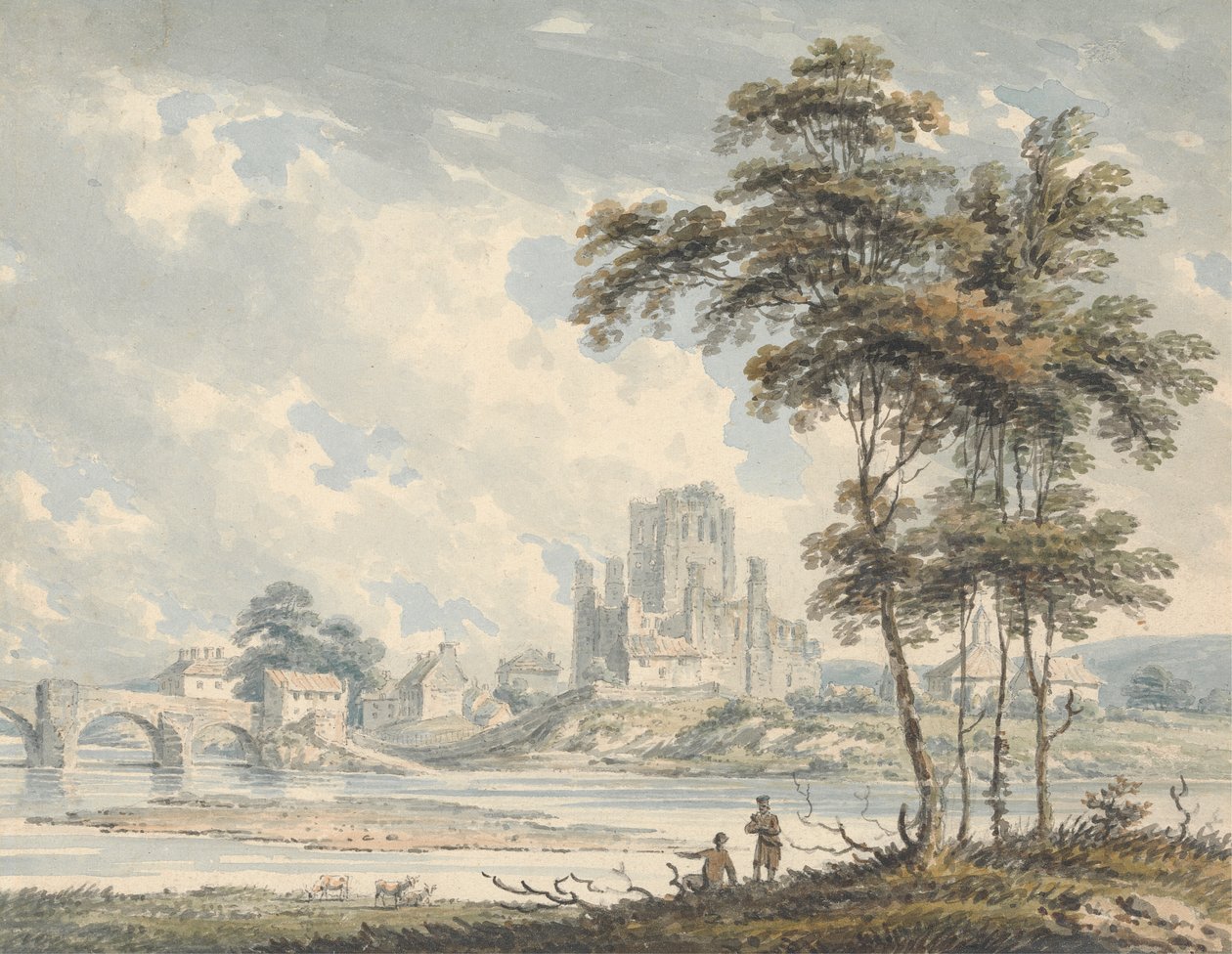 Opactwo Kelso, Roxburghshire autorstwa Edward Dayes