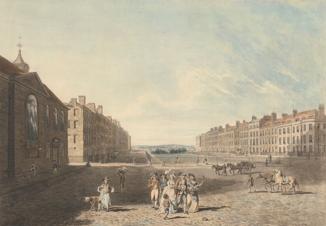 Plac Królowej w Londynie autorstwa Edward Dayes