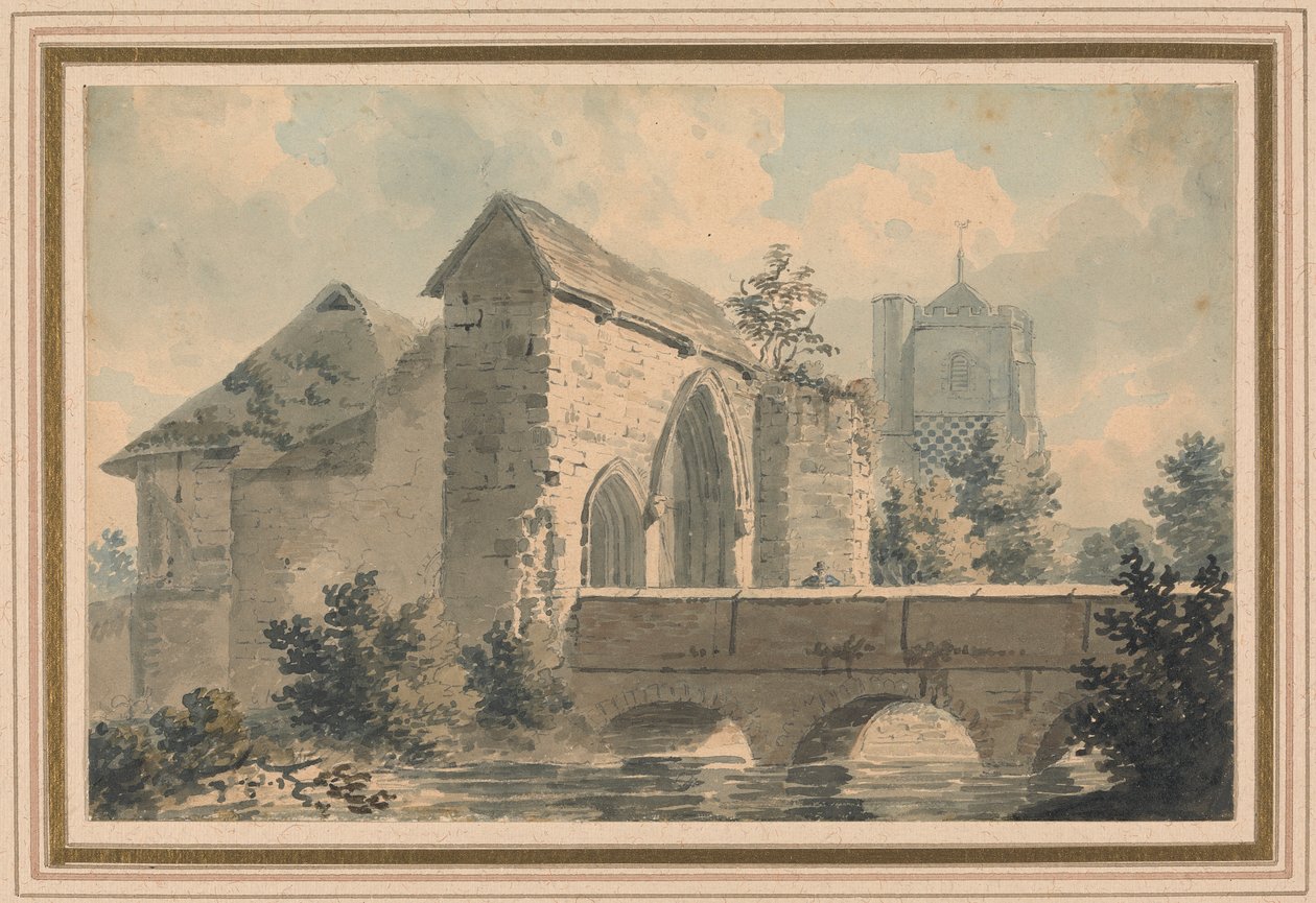 Opactwo Waltham, hrabstwo Essex autorstwa Edward Dayes