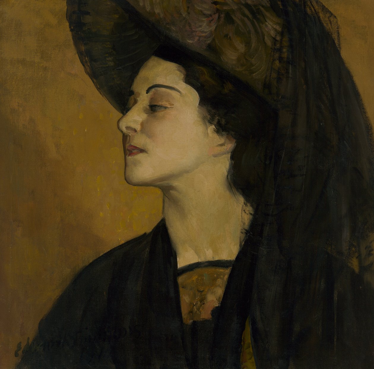 Ałła Nazimowa, 1910. autorstwa Edward Emerson Simmons