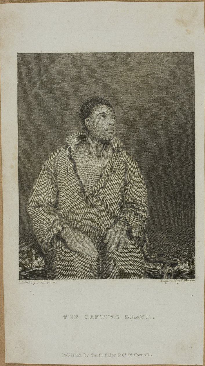 Zniewolony niewolnik autorstwa Edward Finden