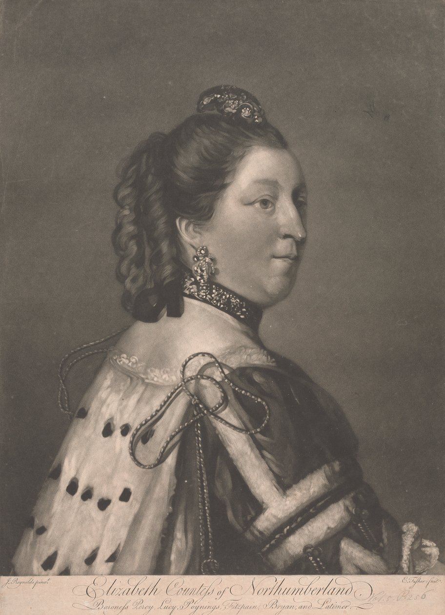 Elżbieta, hrabina Northumberland autorstwa Edward Fisher