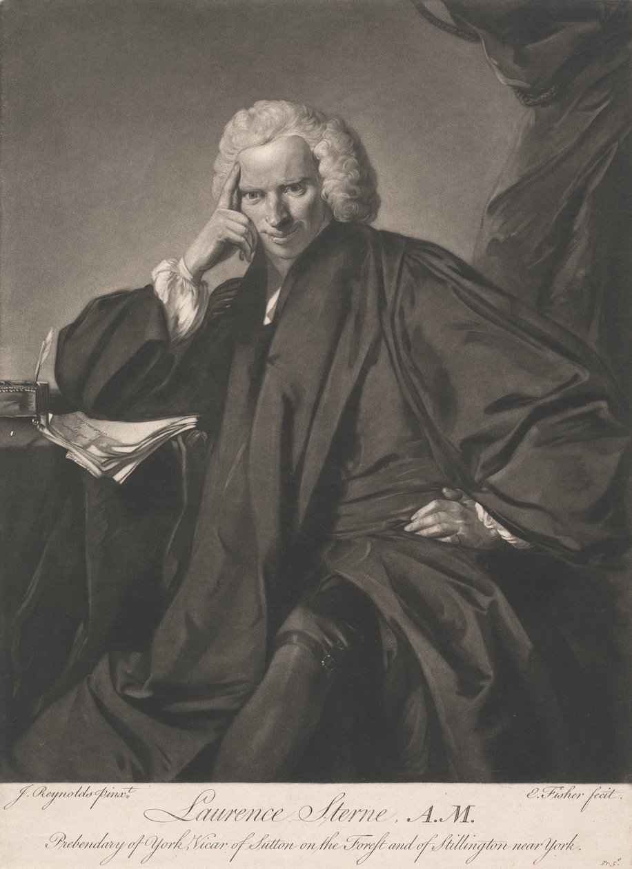 Laurence Sterne, A.M. autorstwa Edward Fisher