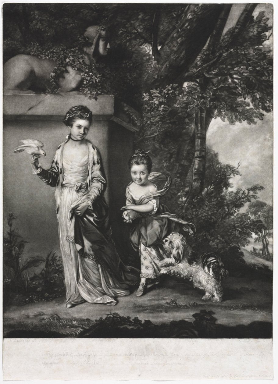 Panie Amabel i Mary Jemima Yorke, c. 1761. autorstwa Edward Fisher