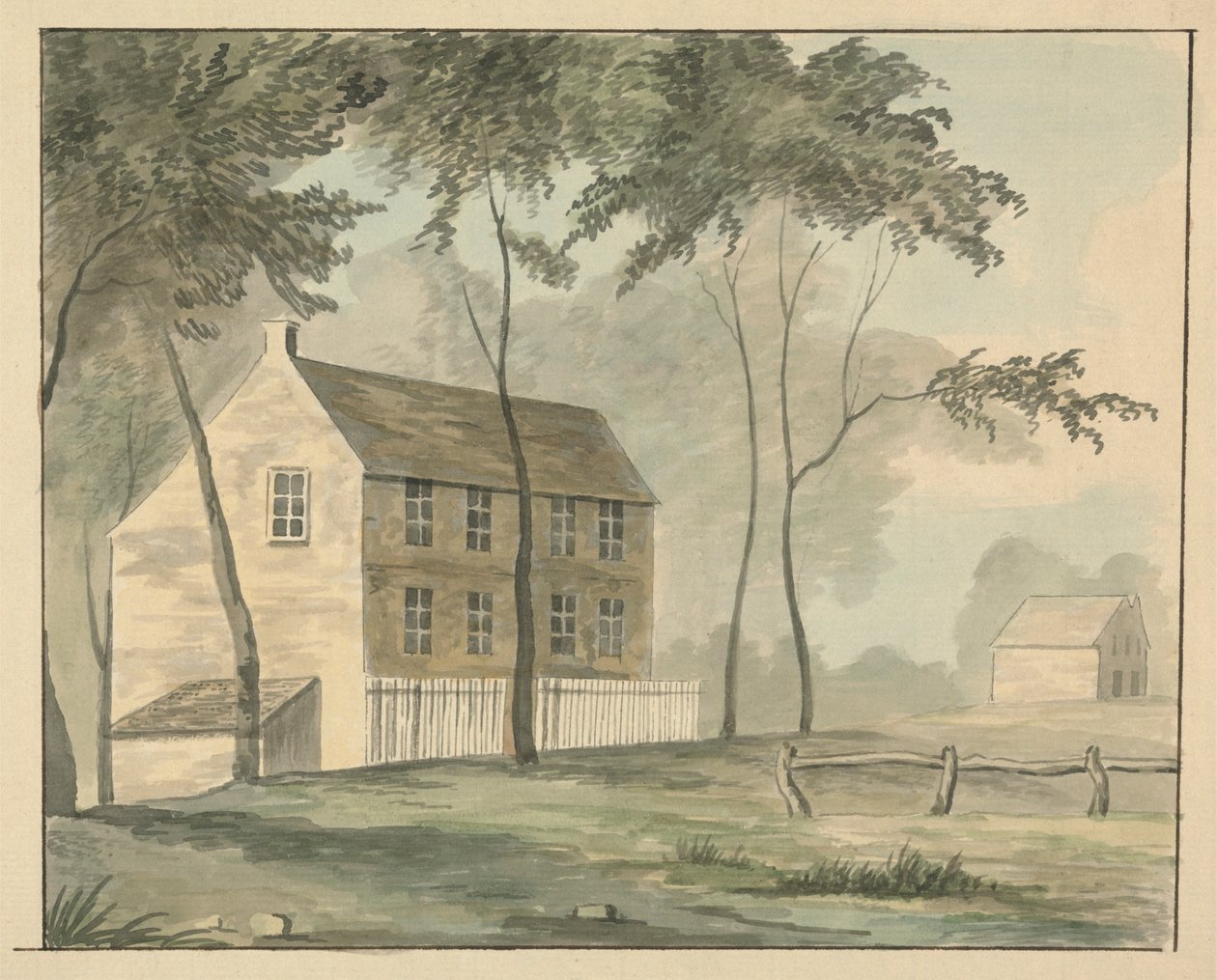 Chatka autorstwa Edward Francis Burney