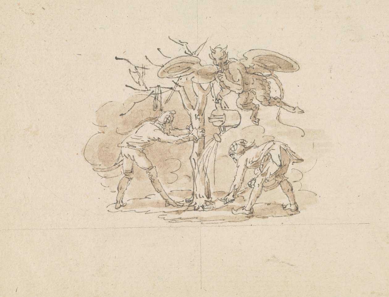 Głupcy sadzą drzewo autorstwa Edward Francis Burney