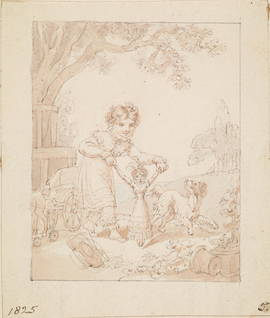 Ilustracja do nowej lalki: bez tytułu autorstwa Edward Francis Burney