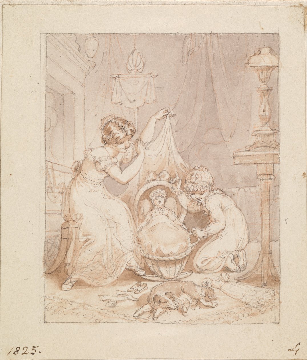 Ilustracja do nowej lalki: bez tytułu autorstwa Edward Francis Burney