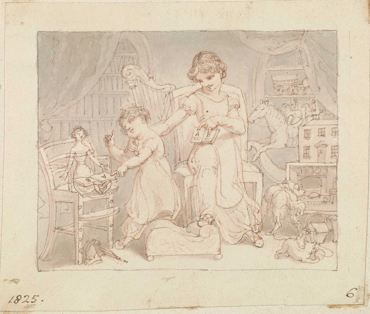 Ilustracja do nowej lalki: bez tytułu autorstwa Edward Francis Burney