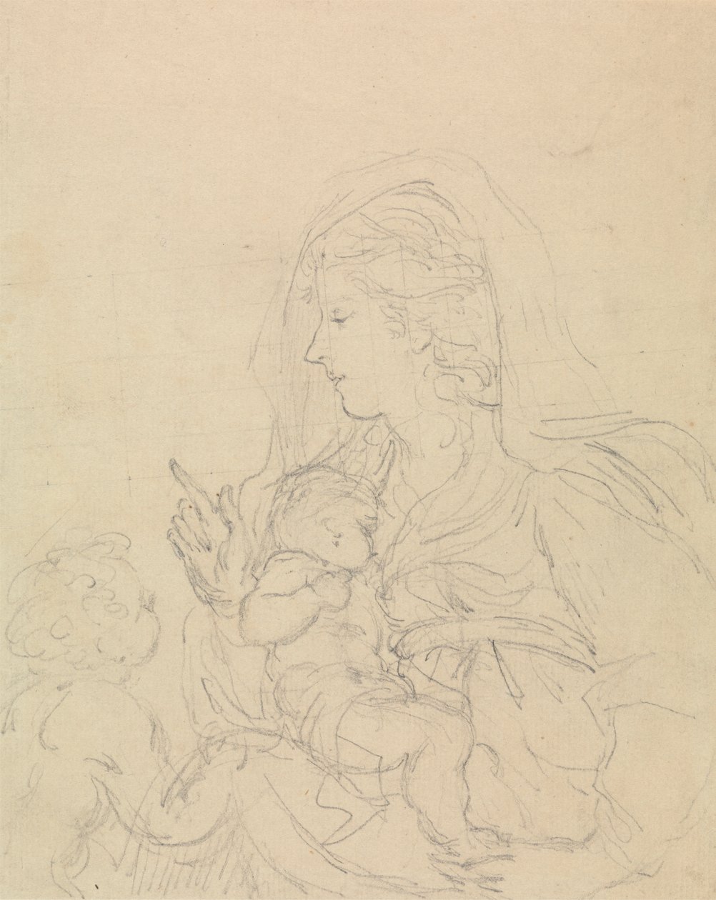 Madonna z Dzieciątkiem autorstwa Edward Francis Burney