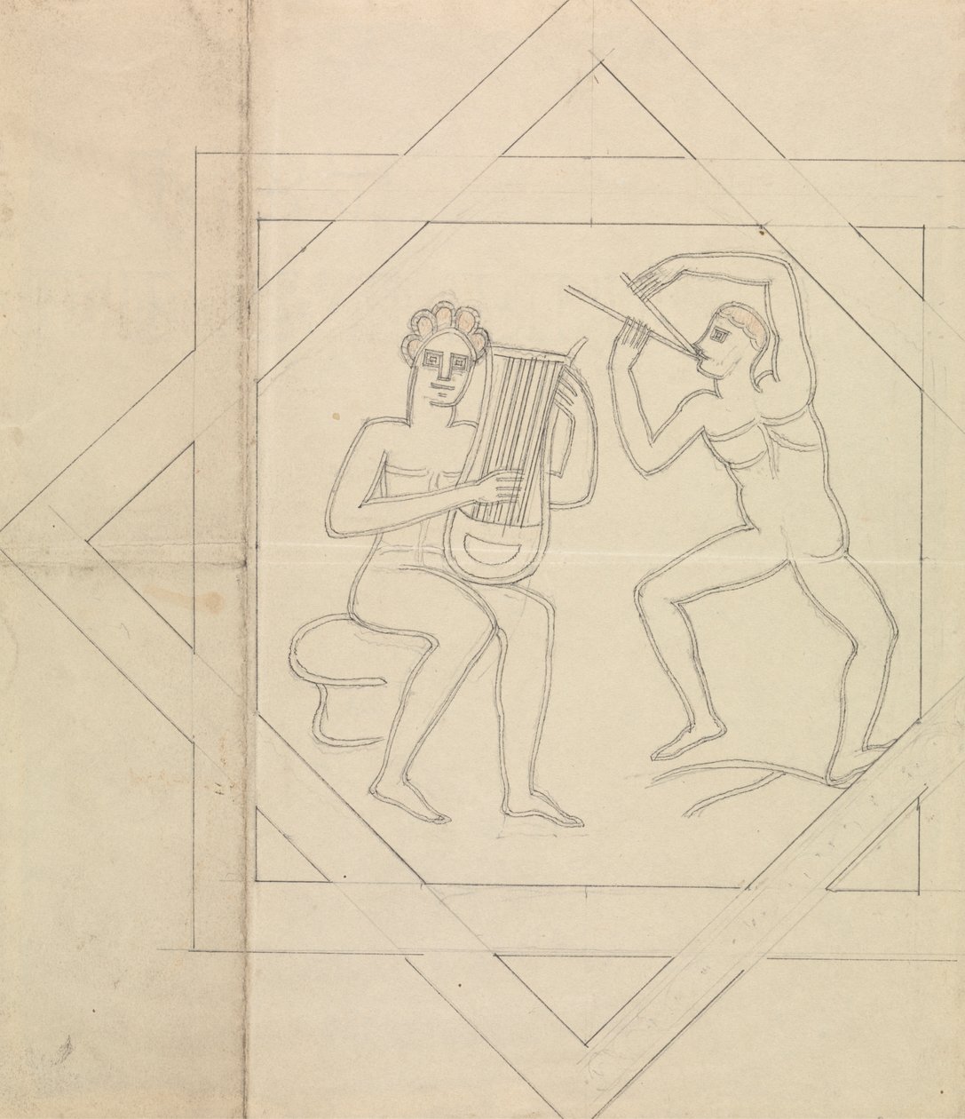 muzycy autorstwa Edward Francis Burney