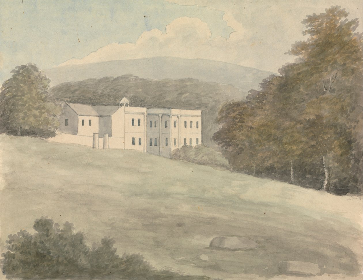 Park Norbury autorstwa Edward Francis Burney