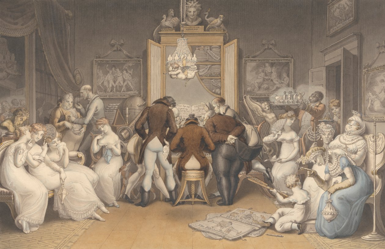 Triumf muzyki autorstwa Edward Francis Burney