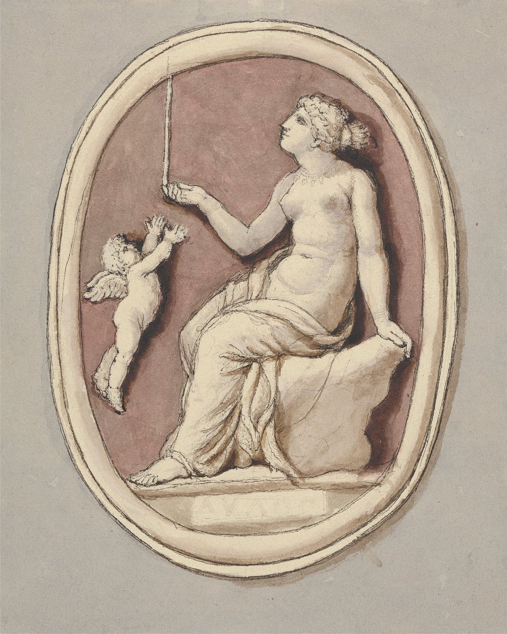 Wenus i Kupidyn autorstwa Edward Francis Burney