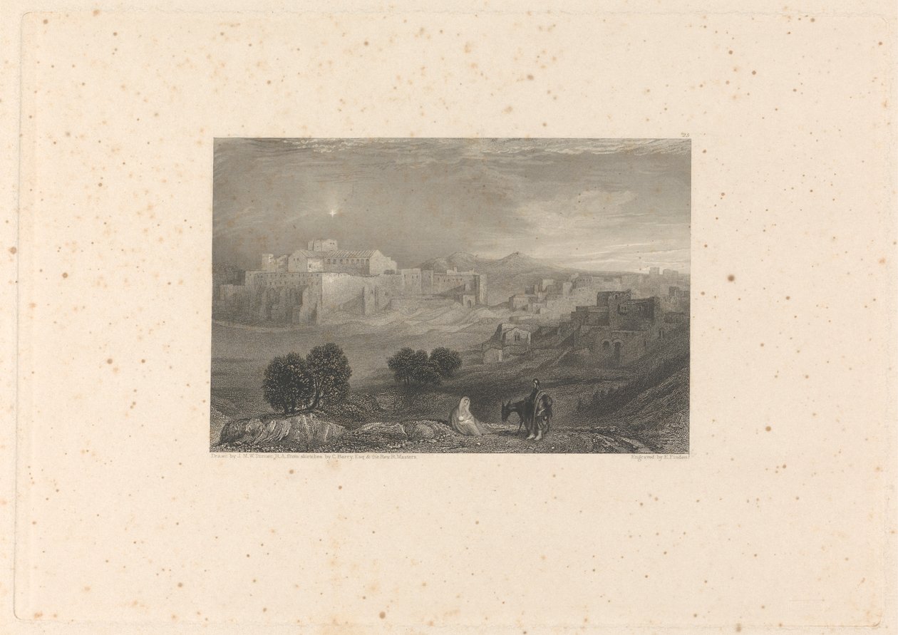Betlejem autorstwa Edward Francis Finden