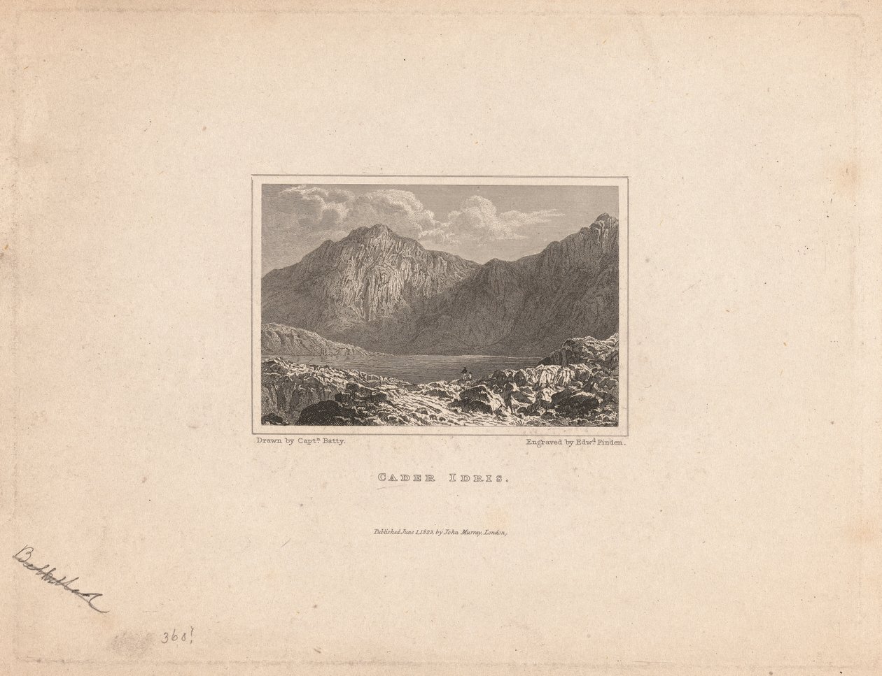 Cader Idrispolish autorstwa Edward Francis Finden