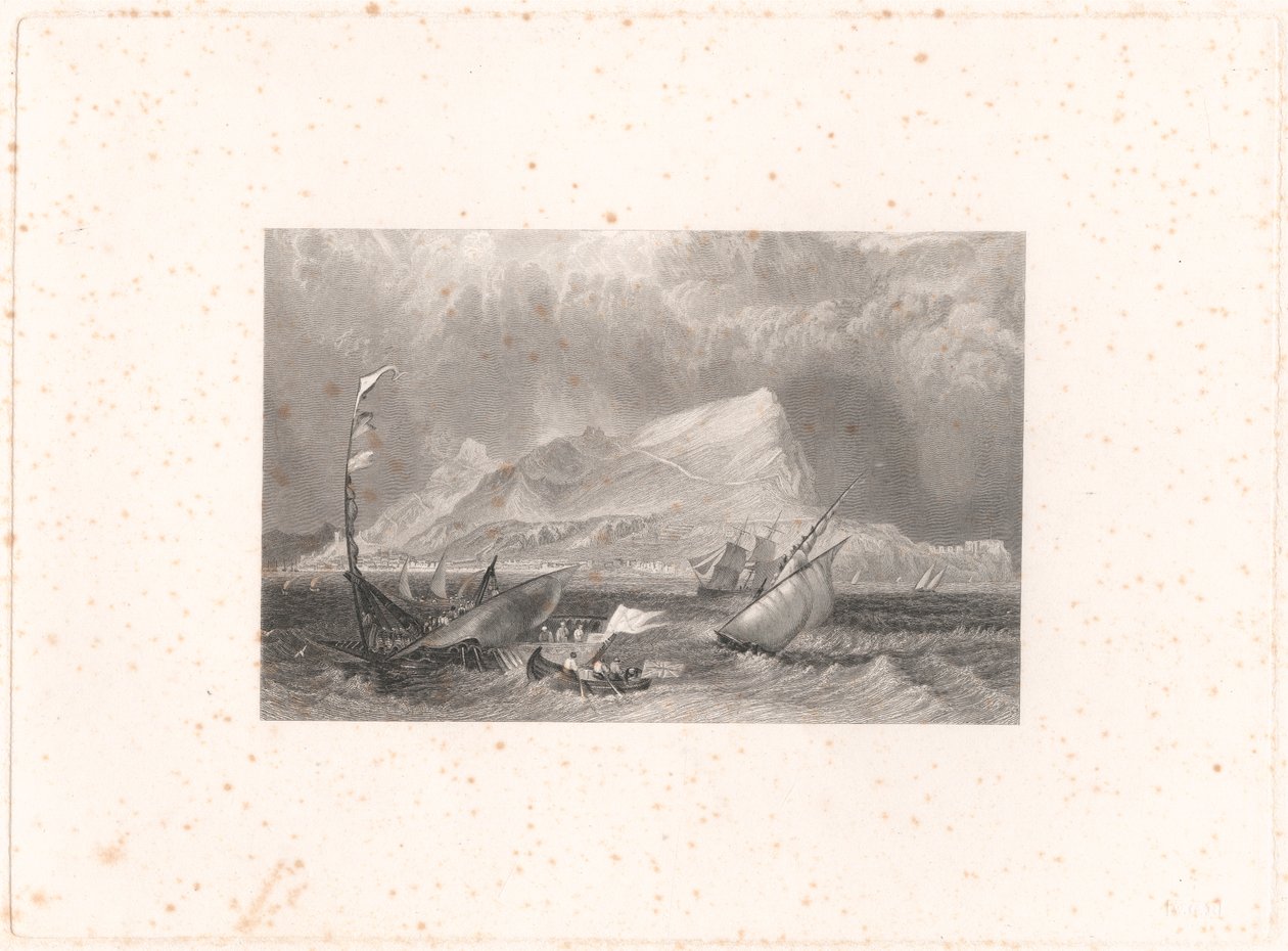 Gibraltar autorstwa Edward Francis Finden