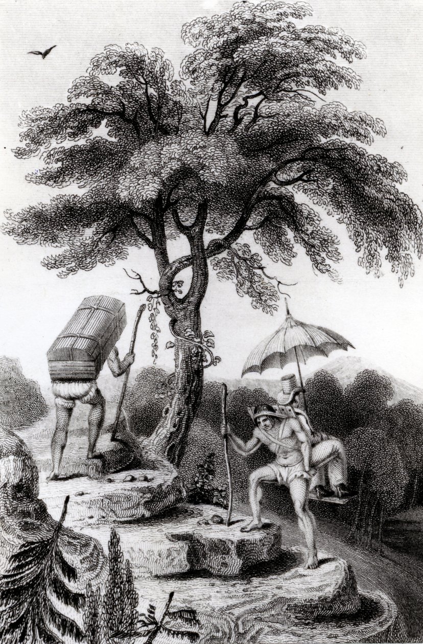 Widok na przełęcz z Quindio, ilustracja z „Podróży przez wewnętrzne prowincje Kolumbii” Johna P. Hamiltona, opublikowana w 1827 r. autorstwa Edward Francis Finden