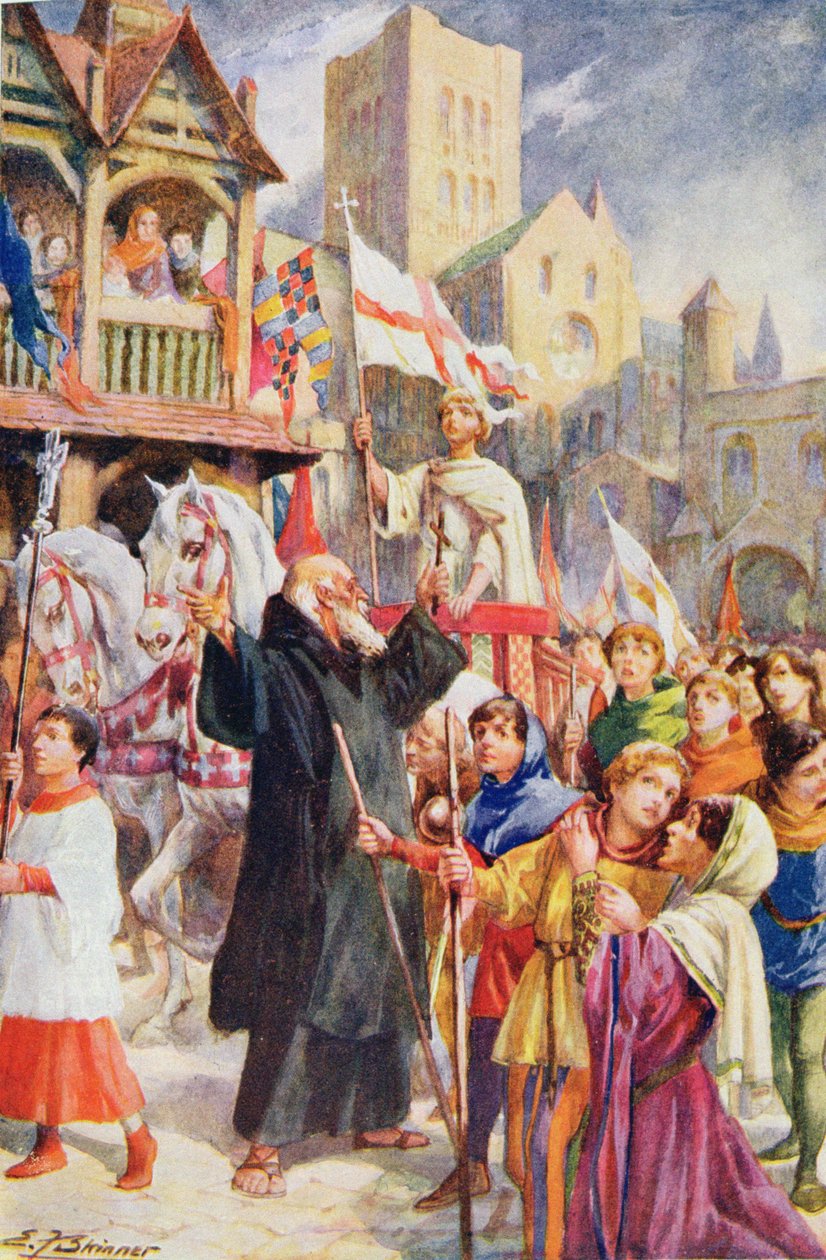 Krucjata dziecięca z 1212 r., ilustracja z "Hutchinson