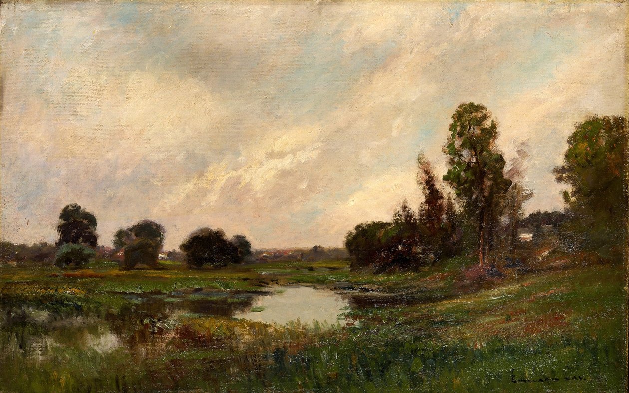 Rzeka, Sound Beach, Connecticut autorstwa Edward Gay