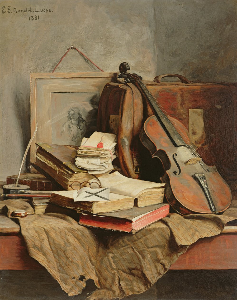Czas wystawia na próbę wszystkie rzeczy, 1881 autorstwa Edward George Handel Lucas