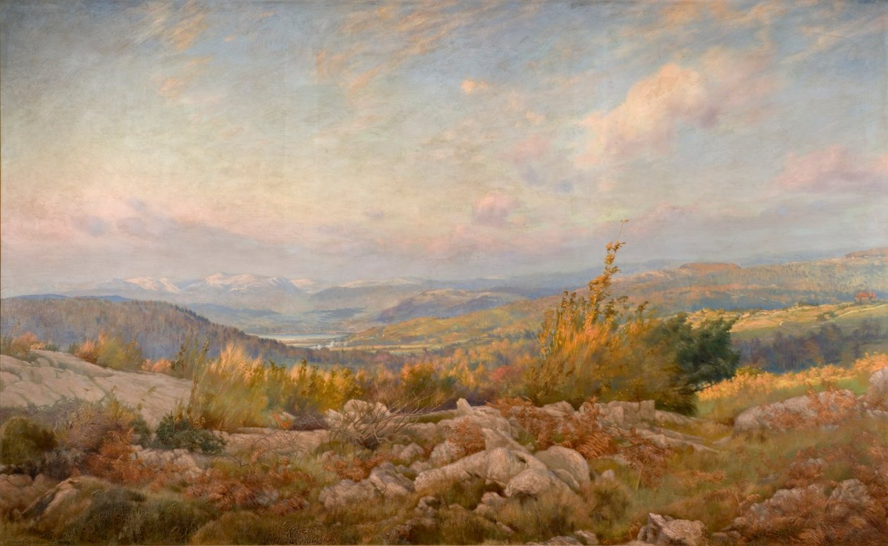 Wzgórza Cumberland autorstwa Edward George Hobley