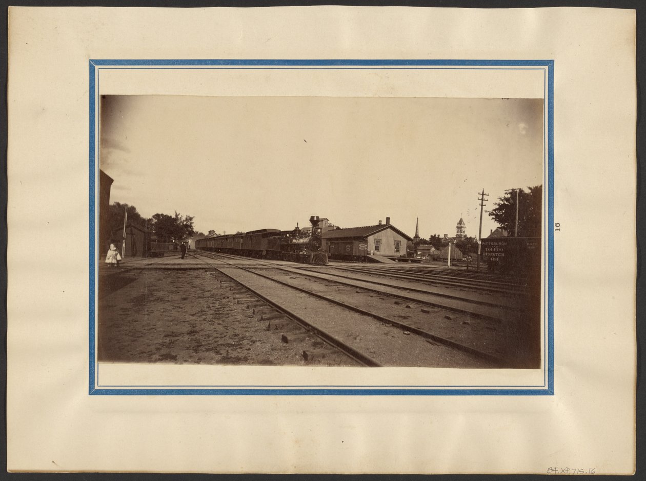 [Stacja kolejowa, Maple City] autorstwa Edward H. Hart