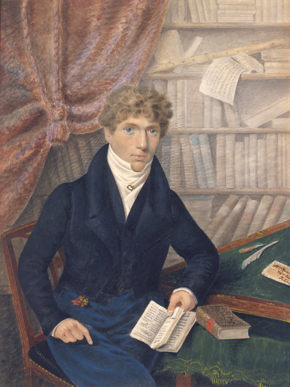 Wielebny George Heaton, MA, 1824-1825. autorstwa Edward Heaton
