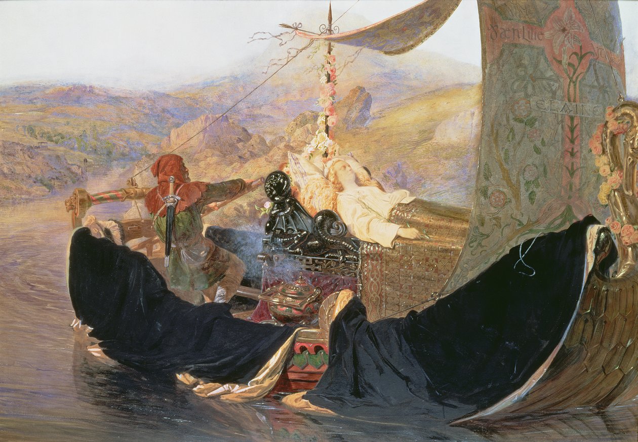 Elaine autorstwa Edward Henry Corbould