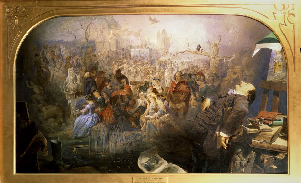 Sen artysty autorstwa Edward Henry Corbould