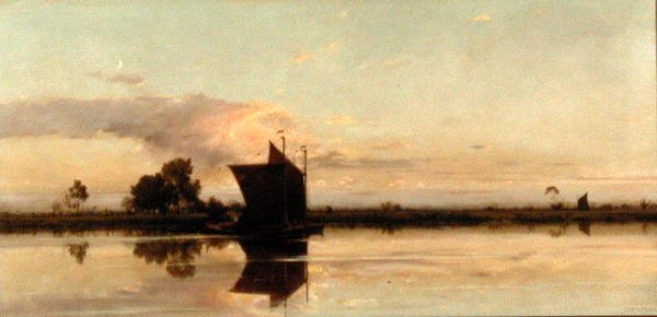 Wieczór na Yare autorstwa Edward Henry Fahey