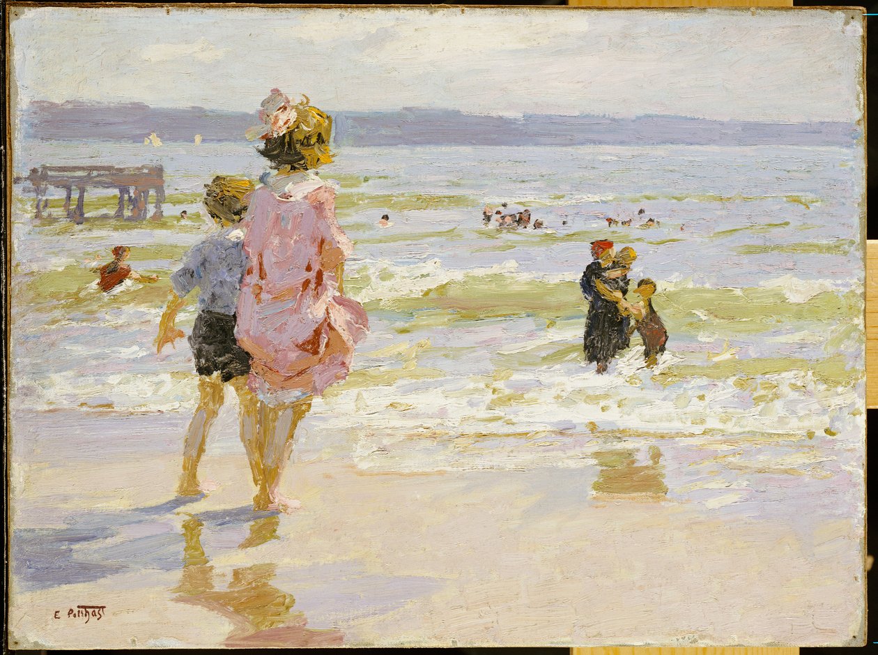 Nad brzegiem morza autorstwa Edward Henry Potthast