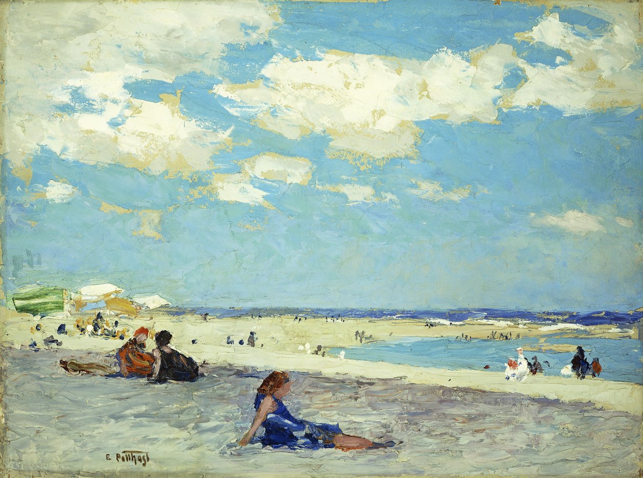 Długa plaża, autorstwa Edward Henry Potthast