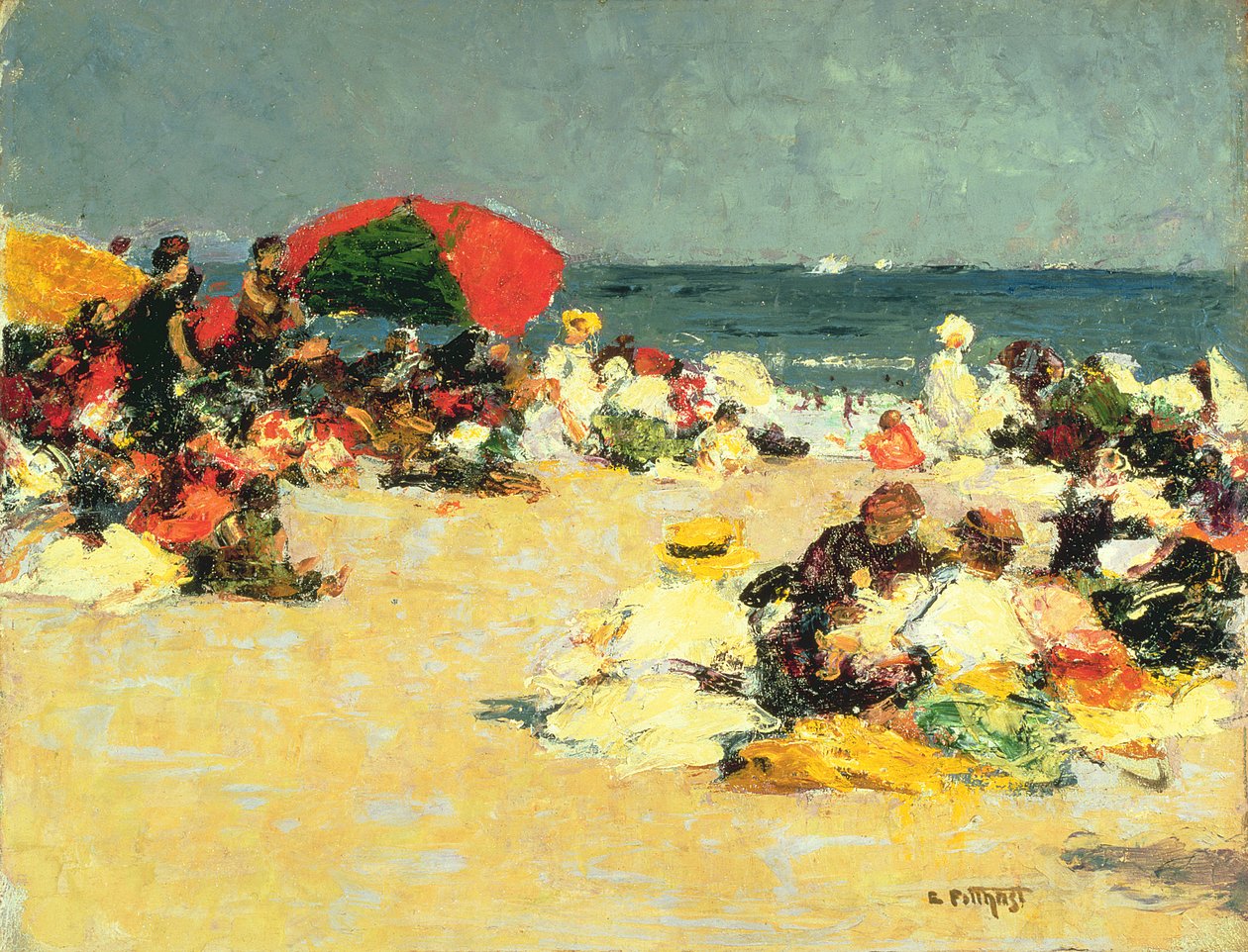 Na plaży autorstwa Edward Henry Potthast