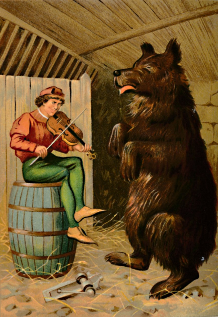 Tańczący niedźwiedź, 1901 autorstwa Edward Henry Wehnert