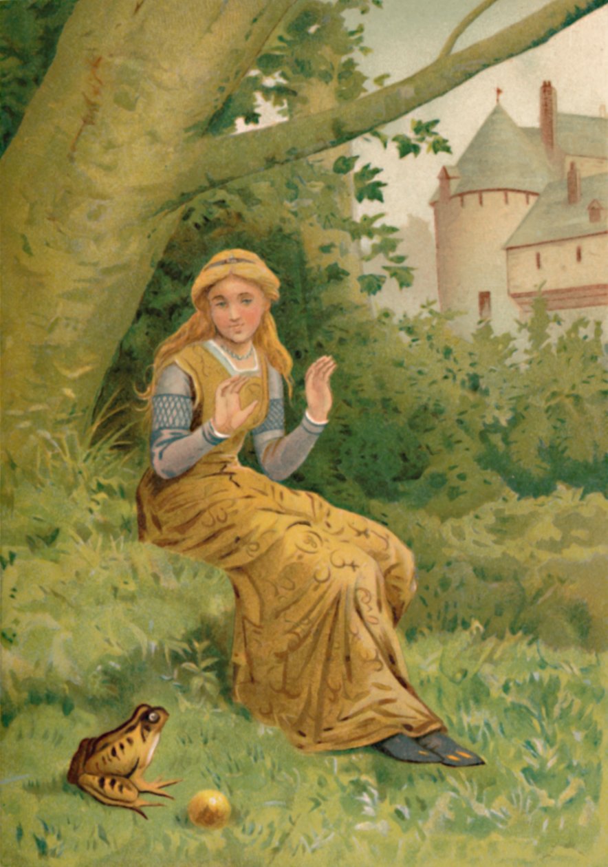 Książę żaby i córka króla, 1901 autorstwa Edward Henry Wehnert
