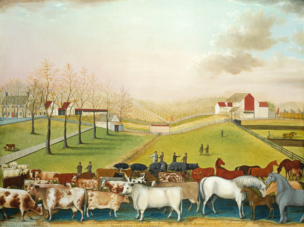 Farma Cornella autorstwa Edward Hicks