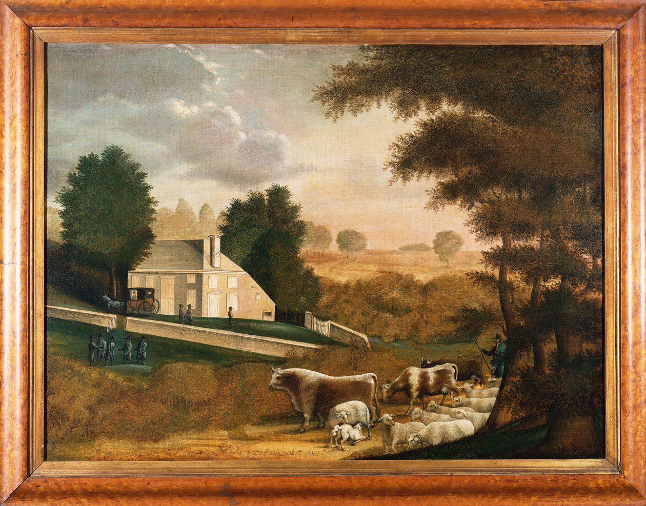 Grób Williama Penna, 1848 autorstwa Edward Hicks