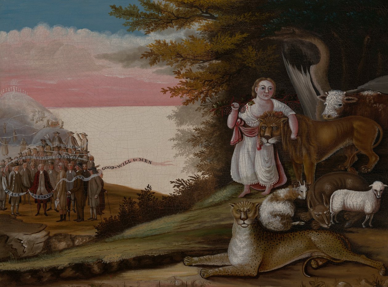 Królestwo pokoju autorstwa Edward Hicks