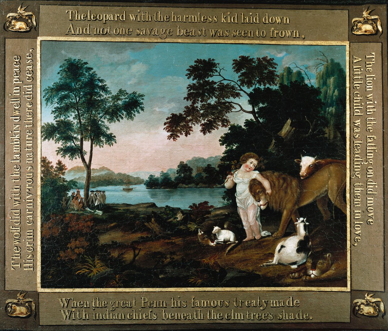 Królestwo pokoju autorstwa Edward Hicks