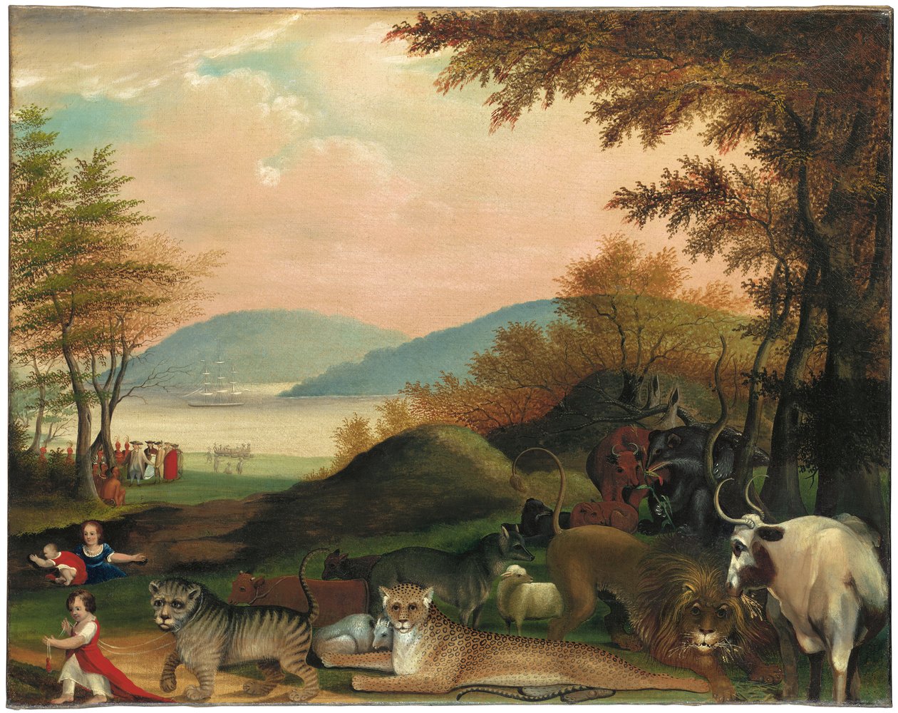 Królestwo pokoju autorstwa Edward Hicks