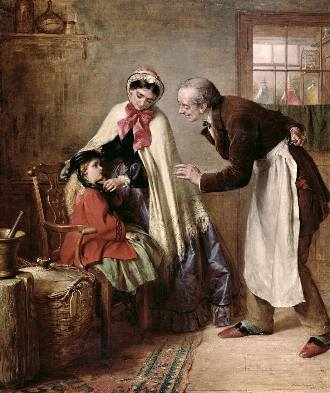 Pierwszy ząb, 1866 autorstwa Edward Hughes