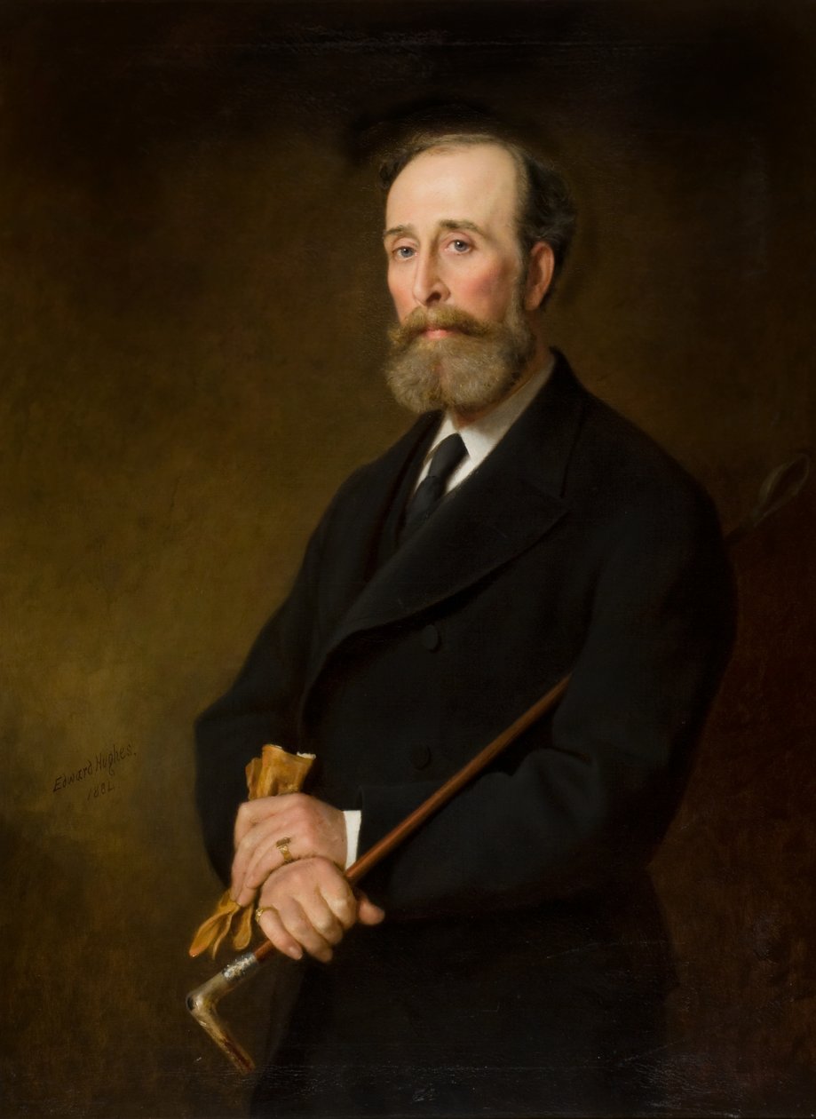 Sir William Ogilvy Dalgleish z Errol Park (1832-1913) autorstwa Edward Hughes
