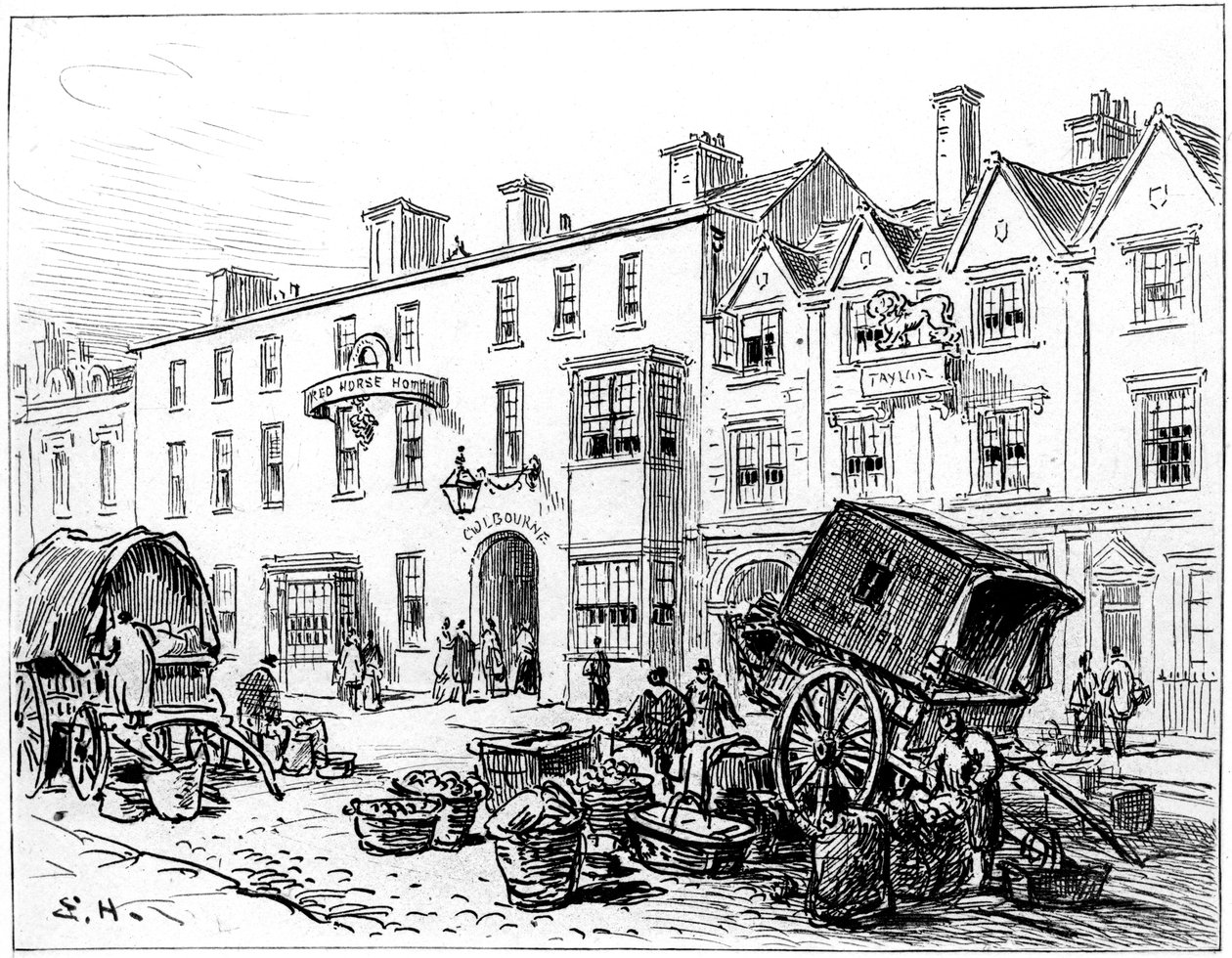 Hotel Red House, Stratford-upon-Avon, Warwickshire, 1885. autorstwa Edward Hull