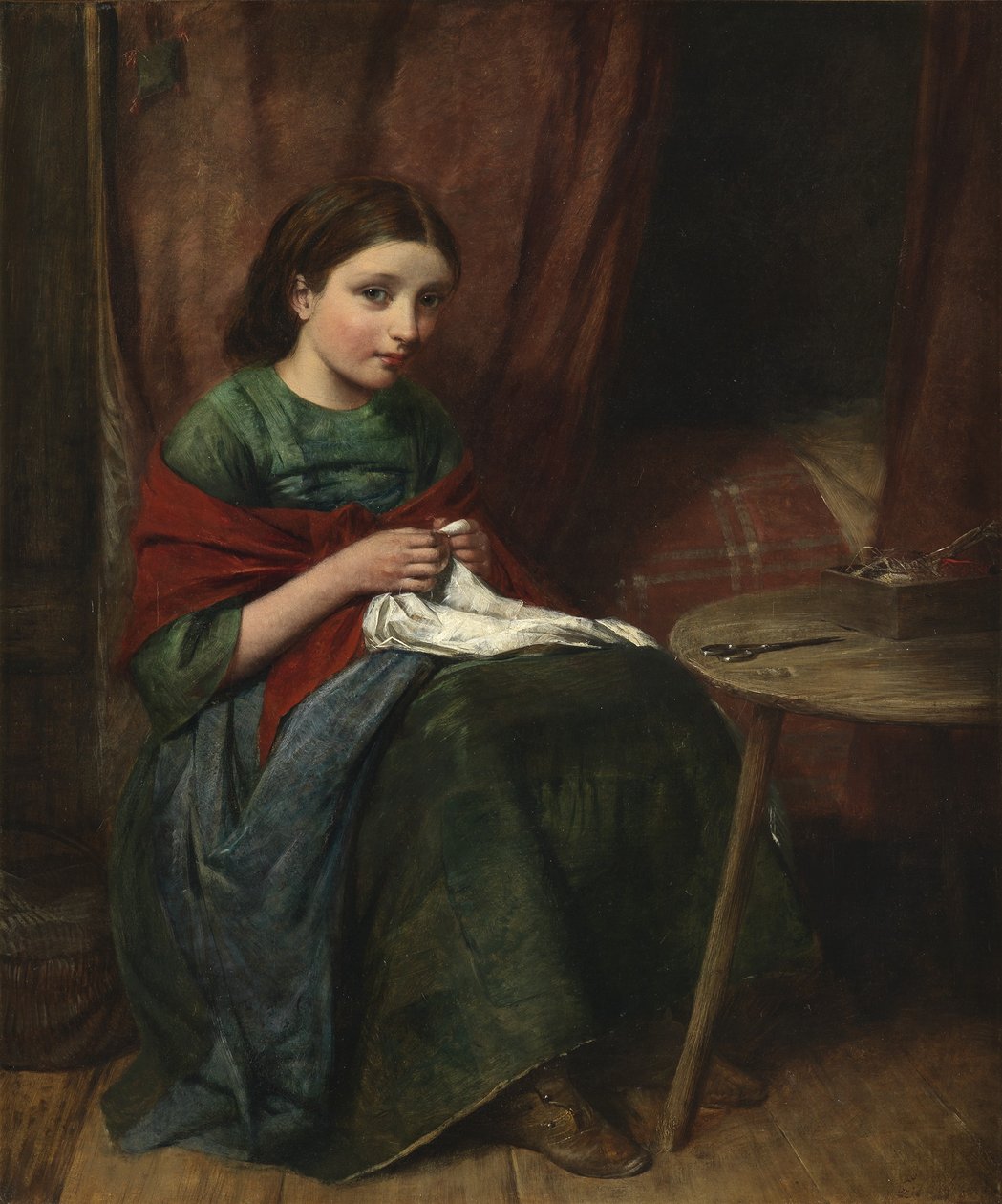 Haftująca, 1864 autorstwa Edward John Cobbett