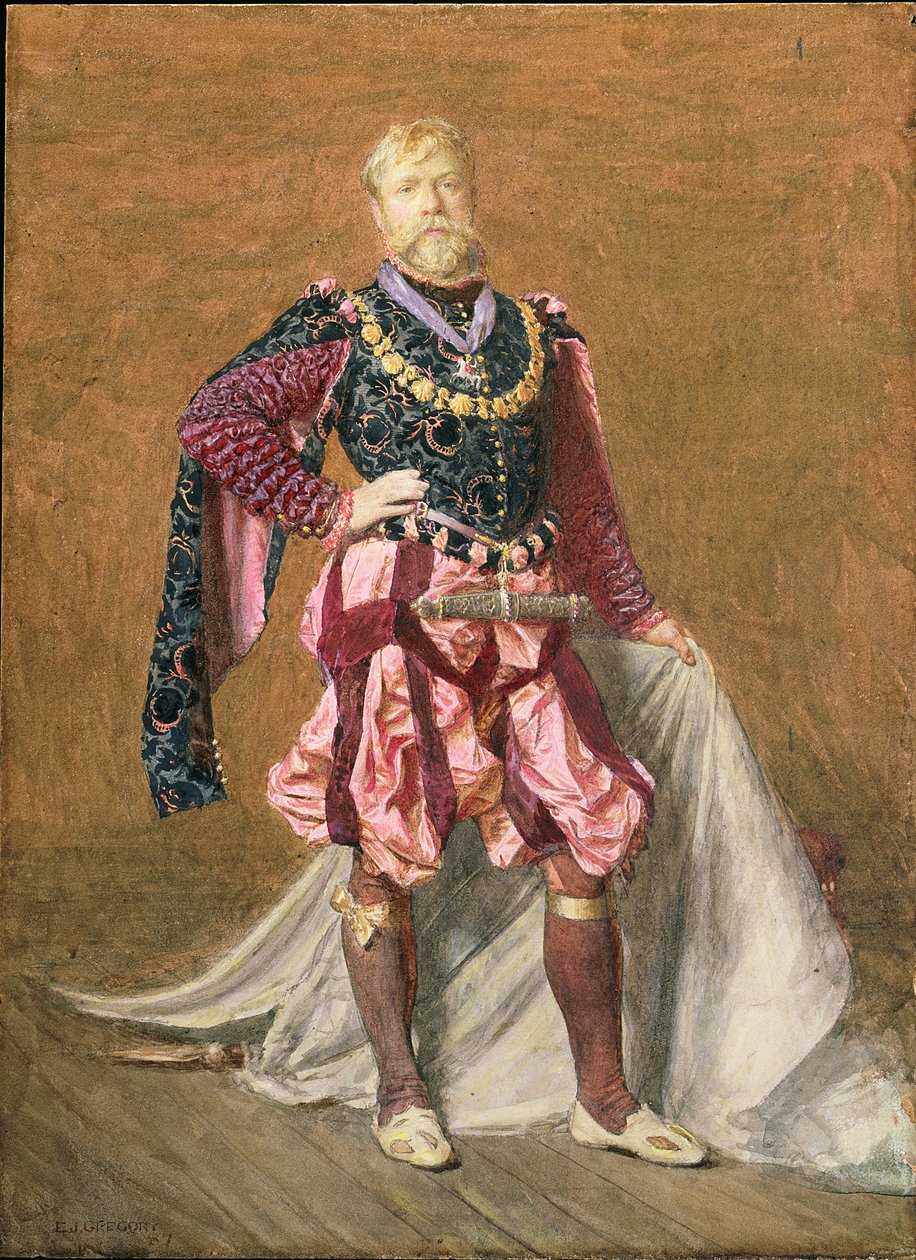 Autoportret artysty w stroju elżbietańskim, 1887 (wc) autorstwa Edward John Gregory