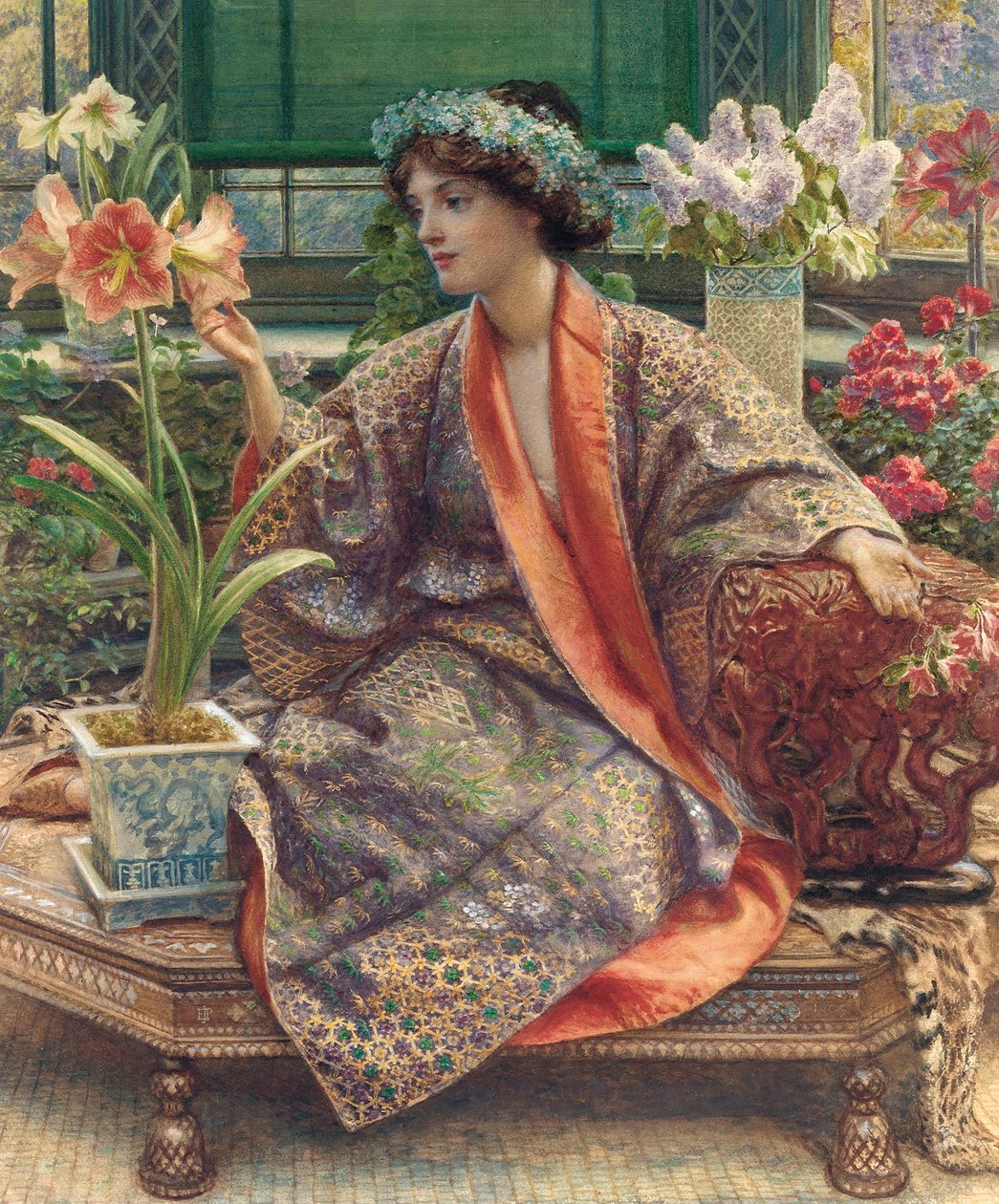 Gorący Kwiat, 1909 autorstwa Edward John Poynter
