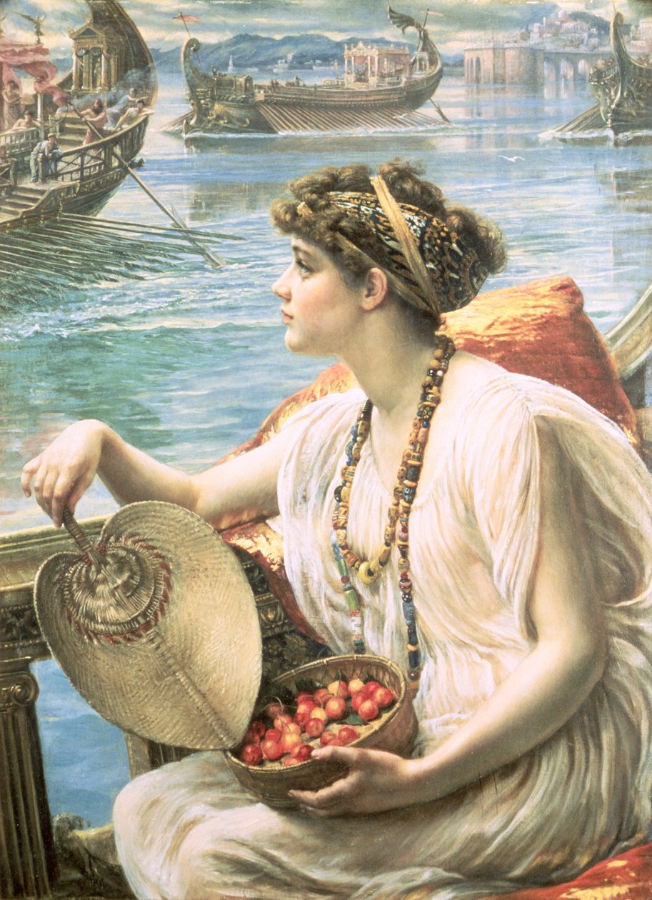 Rzymski wyścig łodzi autorstwa Edward John Poynter