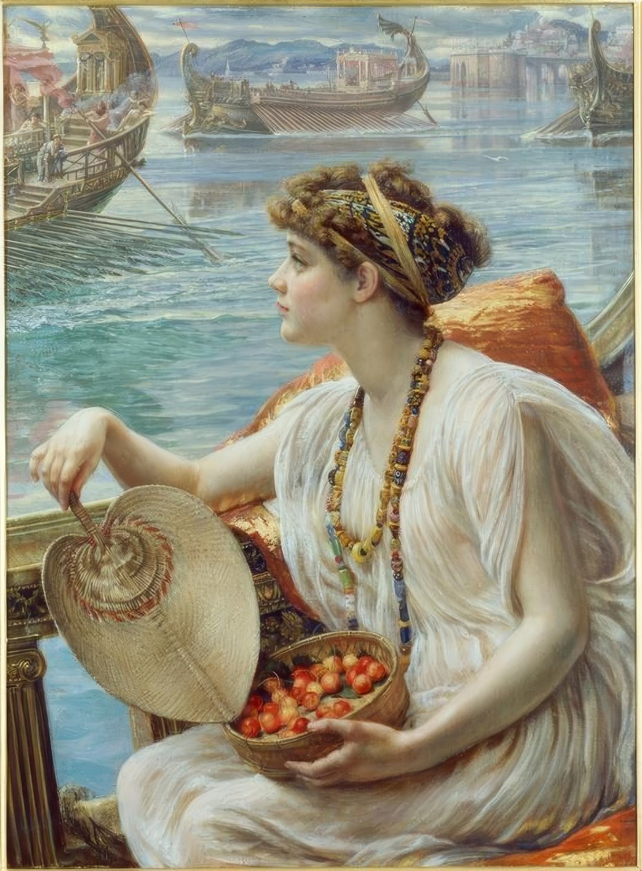 Rzymski wyścig łodzi autorstwa Edward John Poynter