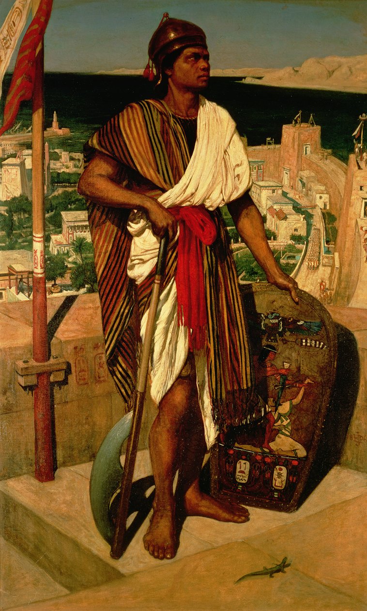 Na straży w czasach faraonów autorstwa Edward John Poynter